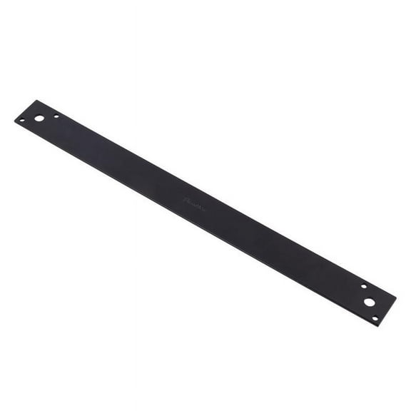 Hampton 5038527 17 x 1.5 x 0.125 in. Steel Strap Brace, Black