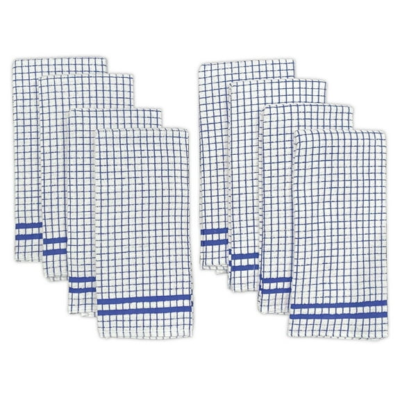 Hampton 8-Piece Kitchen Towel Set, Blue