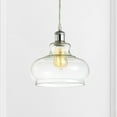 thumbnail image 1 of JONATHAN Y Hampton 9.38" Adjustable Iron/Glass Pharmacy LED Pendant, Chrome, 1 of 8