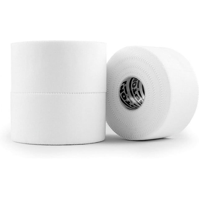 Hampton Adams 3Pack White Athletic Sports Tape, Easy Tear, No Sticky