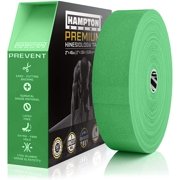 Hampton Adams | As Seen on Shark Tank | Elastic Kinesiology Tape Bulk Roll | 135ft Uncut | Supports & Protects Muscle Wrist Knee Shoulder Back Plantar Fasciitis | Waterproof Hypoallergenic Green