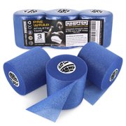 Hampton Adams | As Seen on Shark Tank | Original Pre Wrap 3-Pack | Athletic Foam Underwrap Latex Free No Glue | Sports Training Wrap for Wrist Ankle Hair Headbands Royal Blue