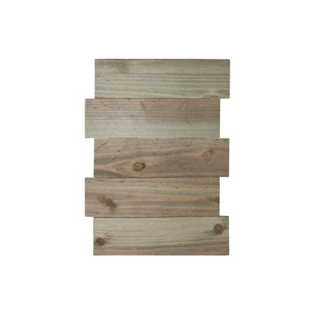 Hampton Art 12" x 16" Rustic Offset Wood Panel, 1 Each
