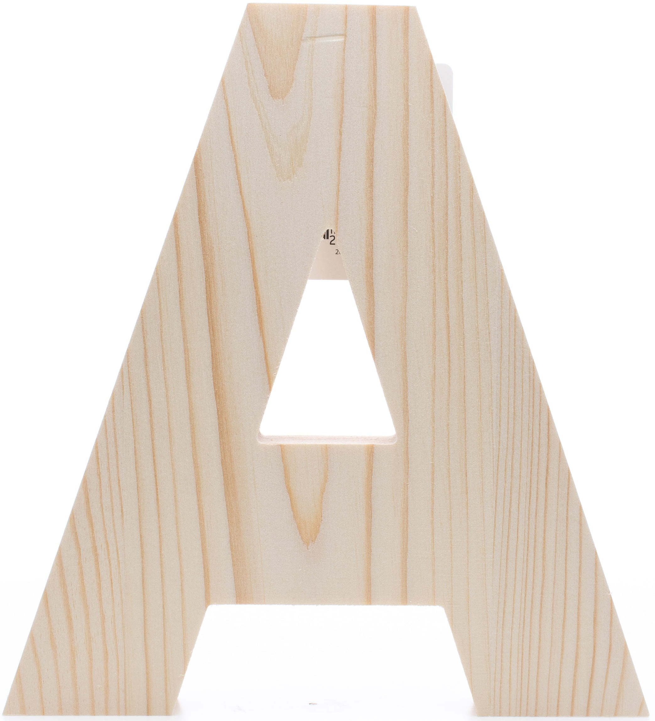 Hampton Art Chunky Wood Letter 8"A