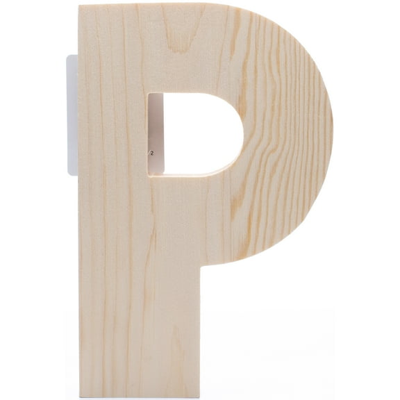 Hampton Art Chunky Wood Letter 8"-P
