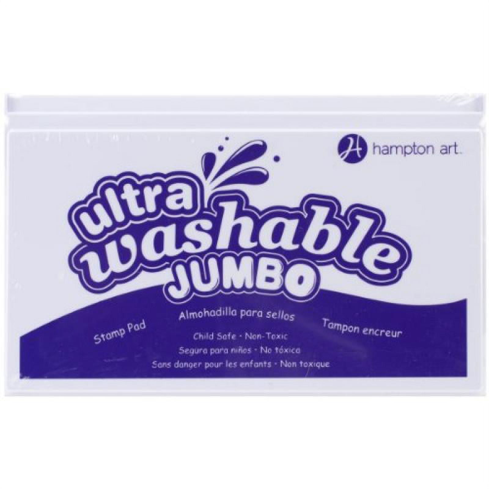 Purple Washable Stamp Pad, Kids Washable Ink Pad, Hampton Art