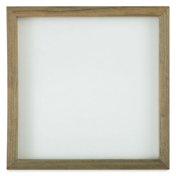 Hampton Art Wooden Frame 12"X12"-Rustic White