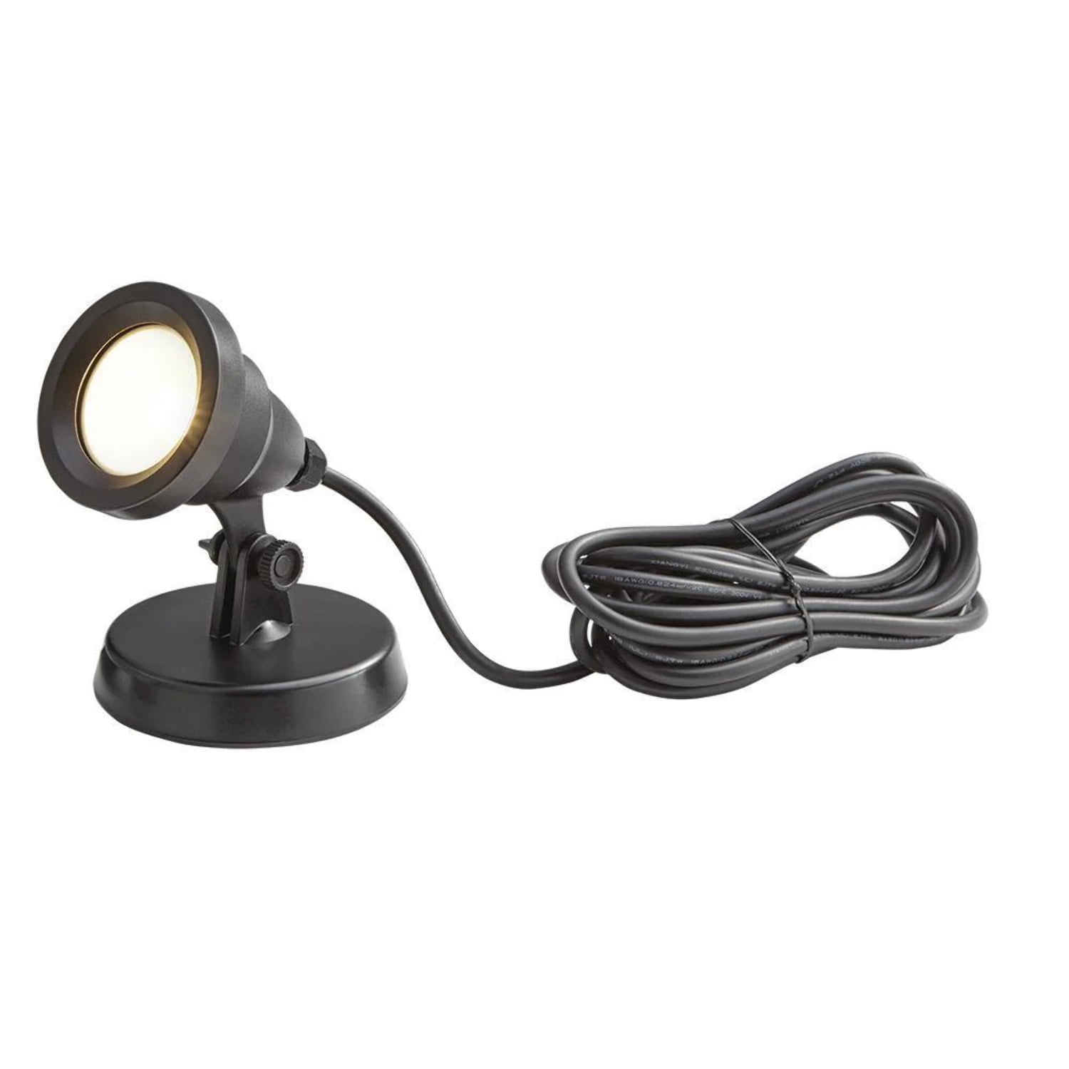 Black Low Voltage LED Submersible Pond Light with Glass Lens