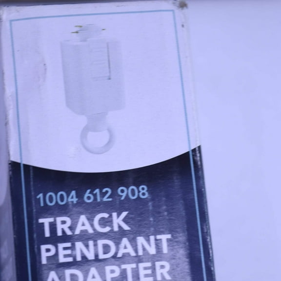 Hampton Bay 120-Volt 150-Watt White Linear Track Pendant or Chandelier Adapter