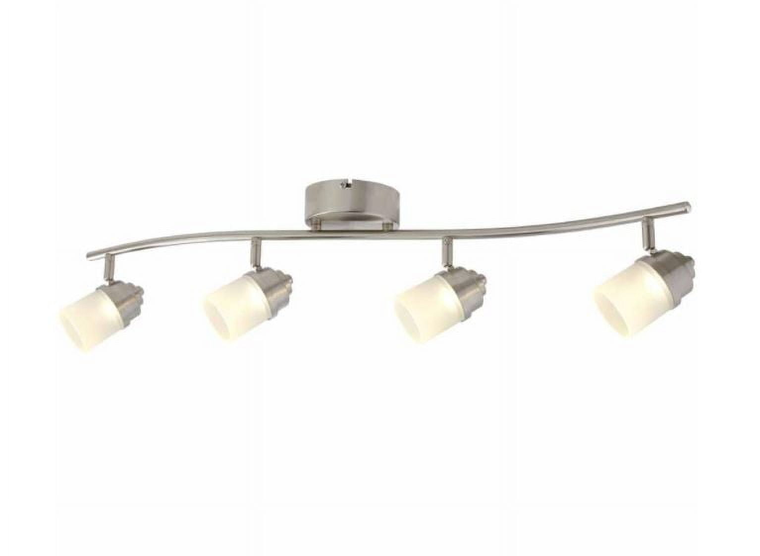 Hampton Bay 2.6 ft. Brushed Nickel Integrated LED Track Lighting HBT102527A-35