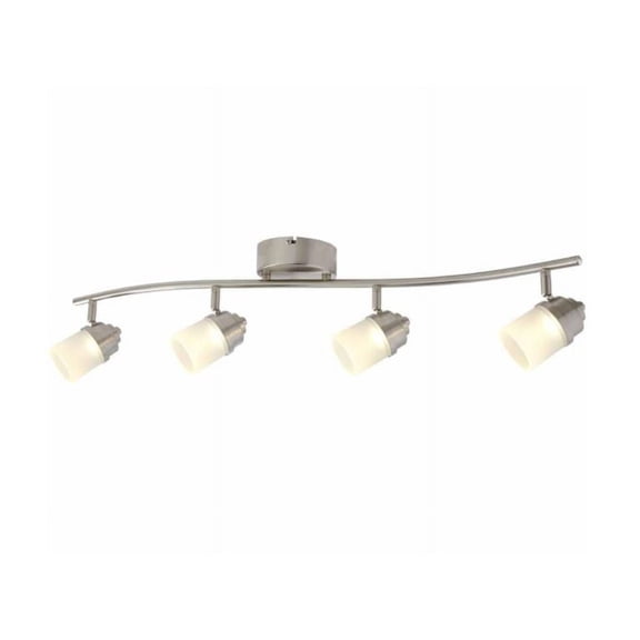Hampton Bay 2.6 ft. Brushed Nickel Integrated LED Track Lighting HBT102527A-35
