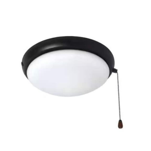 Hampton Bay 2-Light Oil Rubbed Bronze Ceiling Fan Moon LED Light Kit