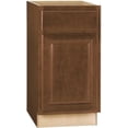 thumbnail image 1 of Hampton Bay 2478127 Hampton Assembled 18X34.5X24 In. Base Kitchen Cabinet With Ball-Bearing Drawer Glides In Cognac, 1 of 1