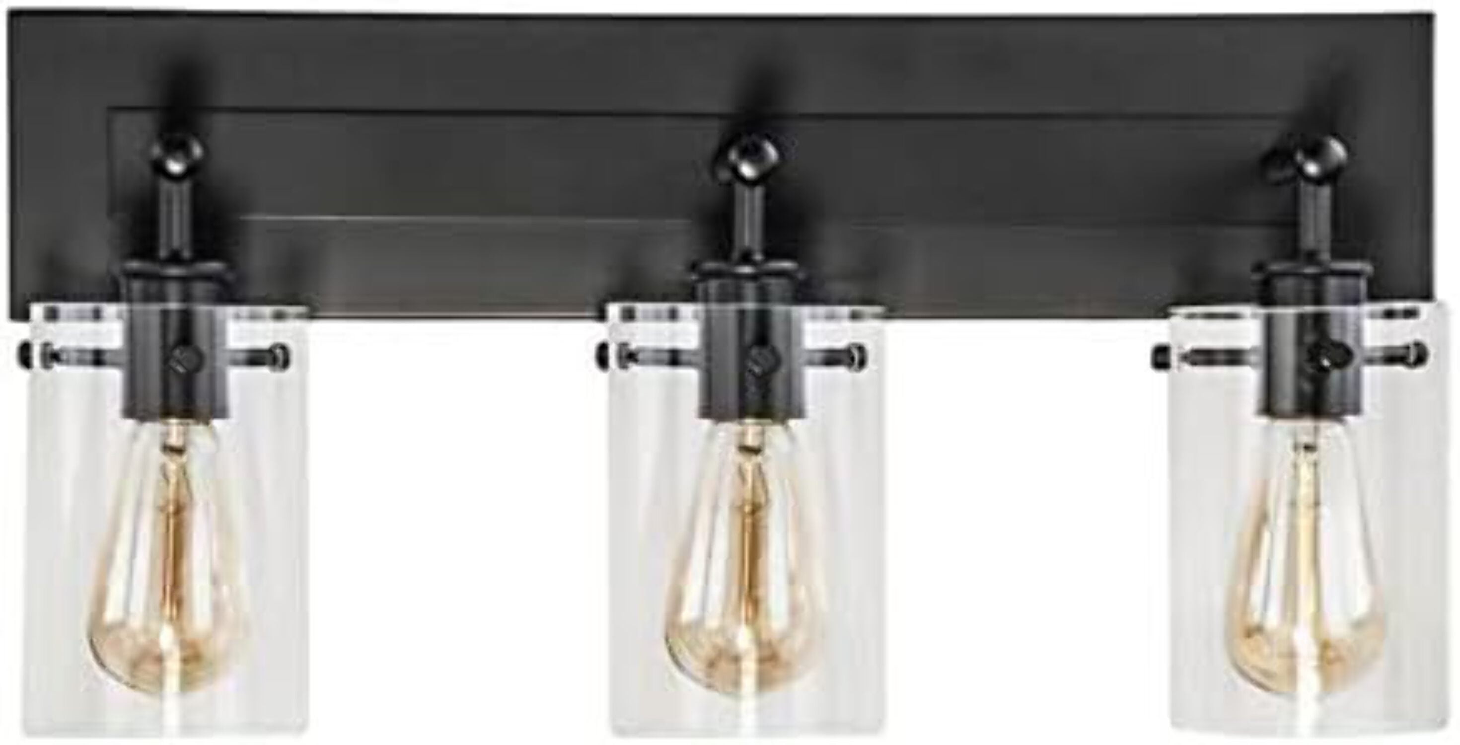 Hampton Bay 3-Light Espresso Bronze Dimmable LED Vanity Light with ...