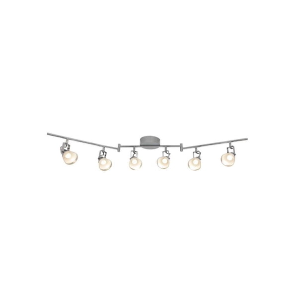 Hampton Bay 6-Light 4 ft. Chrome Integrated LED Track Lighting Kit