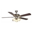 thumbnail image 1 of Hampton Bay AG524I-BN 52 in. Glendale Indoor Ceiling Fan with Light Kit, Brushed Nickel, 1 of 1