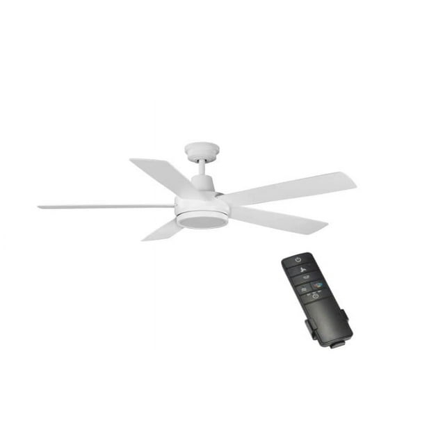 Hampton Bay 54" Large Fanelee LED Light Smart Hubspace Ceiling Fan in