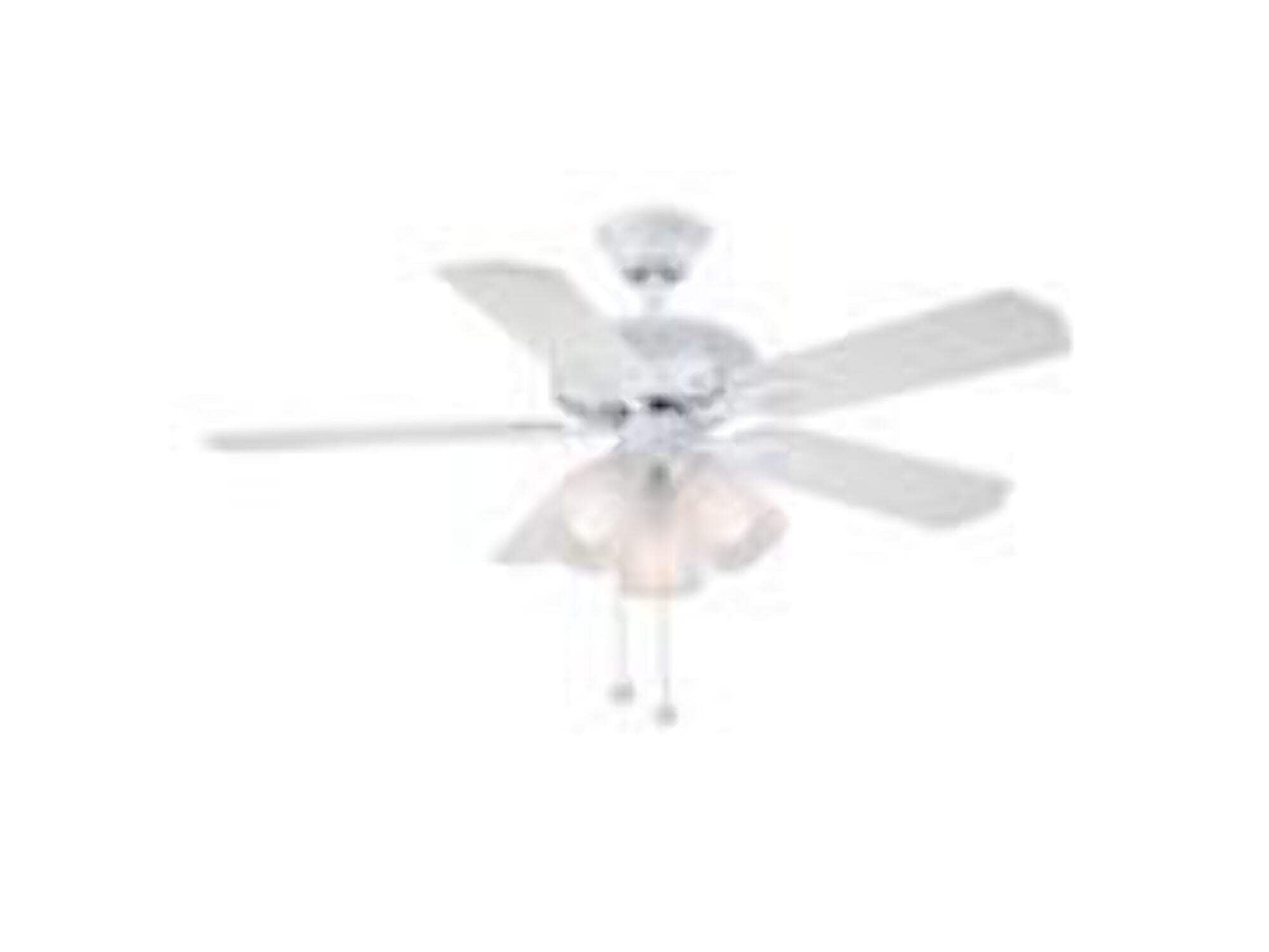 Hampton Bay Glendale 42 in. LED Indoor White Ceiling Fan with