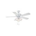 thumbnail image 1 of Hampton Bay Glendale 42'' White LED Indoor Ceiling Fan, 1 of 2
