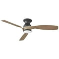 thumbnail image 1 of Hampton Bay Halwin 52in Matte Black LED Indoor Outdoor Ceiling Fan with Remote Control, 1 of 1