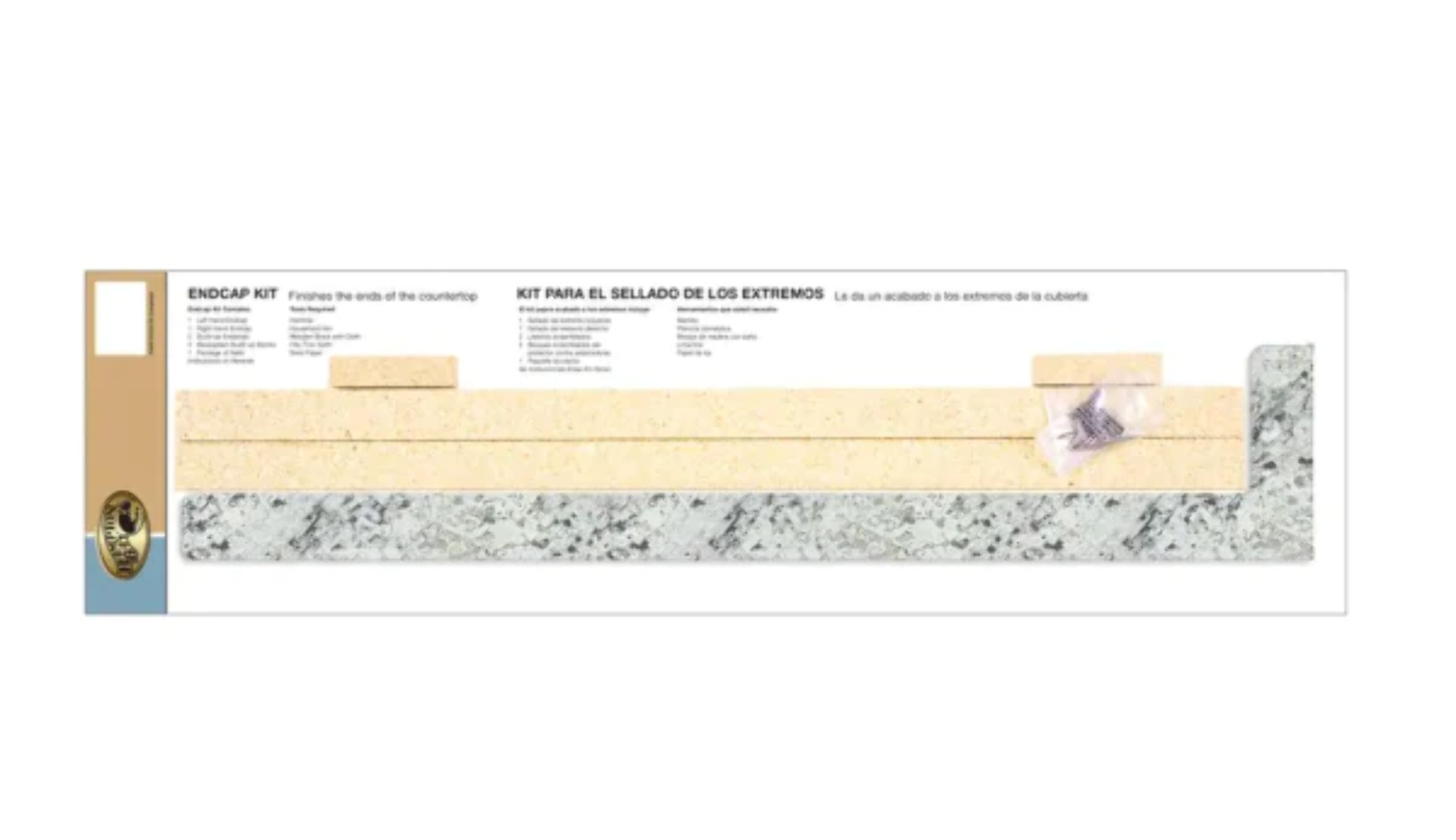 Hampton Bay Laminate Endcap Kit for Countertop with Integrated