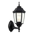 thumbnail image 1 of Hampton Bay Lighting 14.5 in. Black Dusk to Dawn Decorative Outdoor Wall Lantern (G14796-BK), 1 of 1
