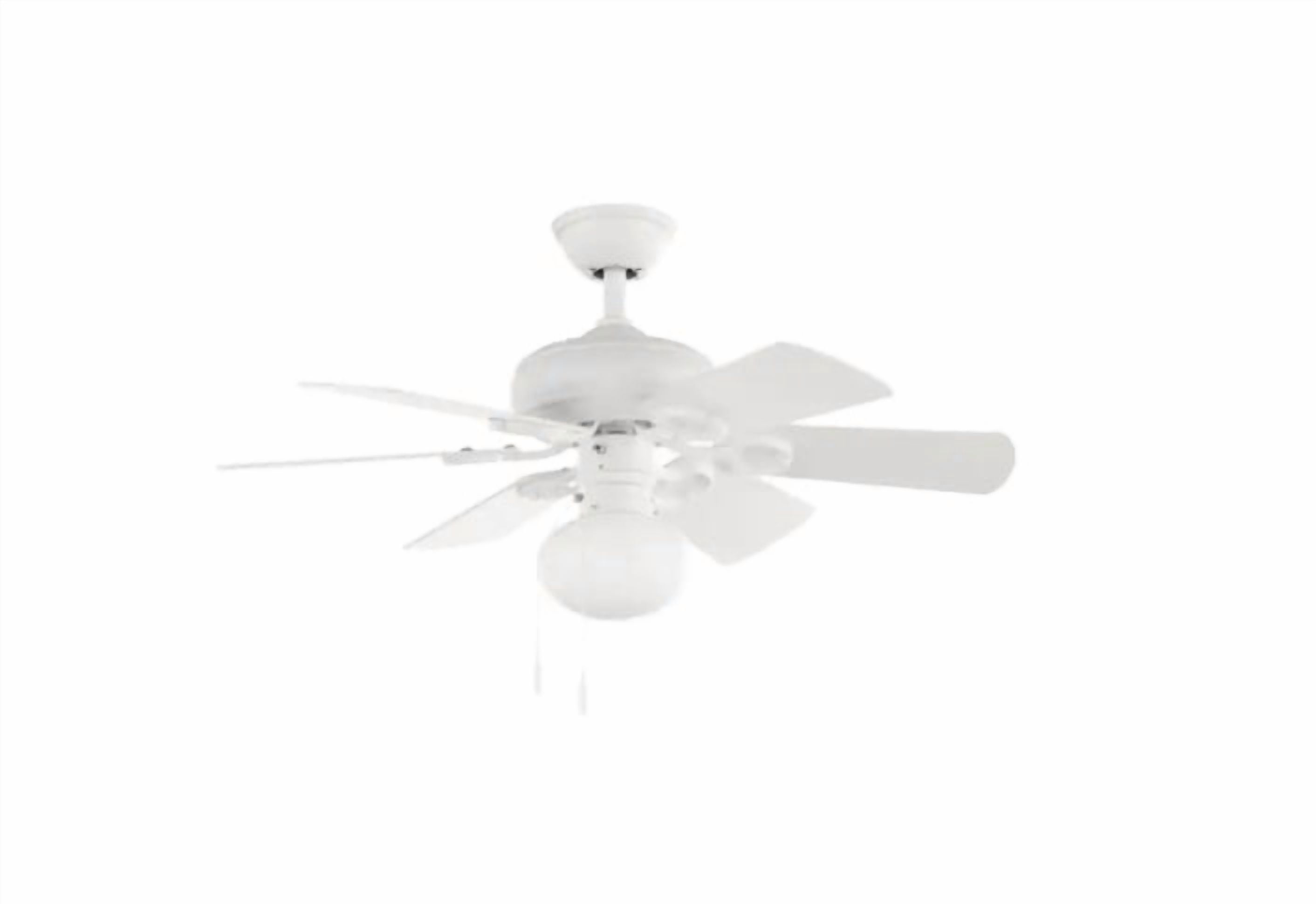 Hampton Bay Minuet III 36 in. Indoor White Ceiling Fan with Light