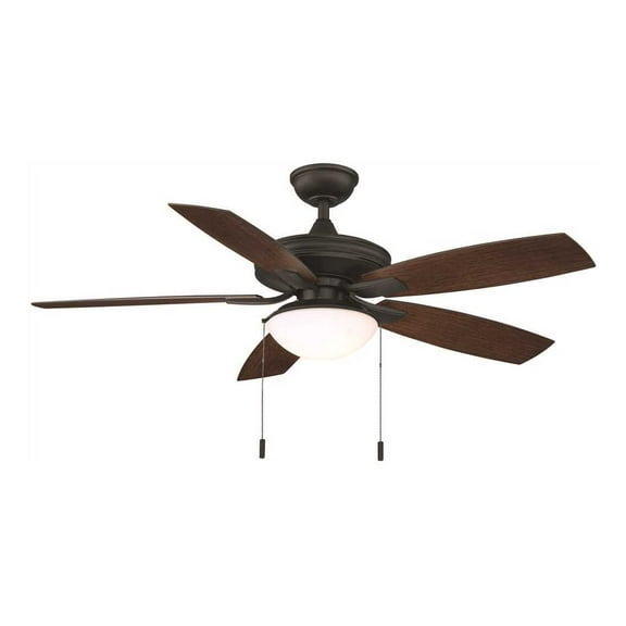 Hampton Bay Gazebo III 52 in. Indoor/Outdoor Wet Rated Natural Iron Ceiling Fan with LED Bulbs Included