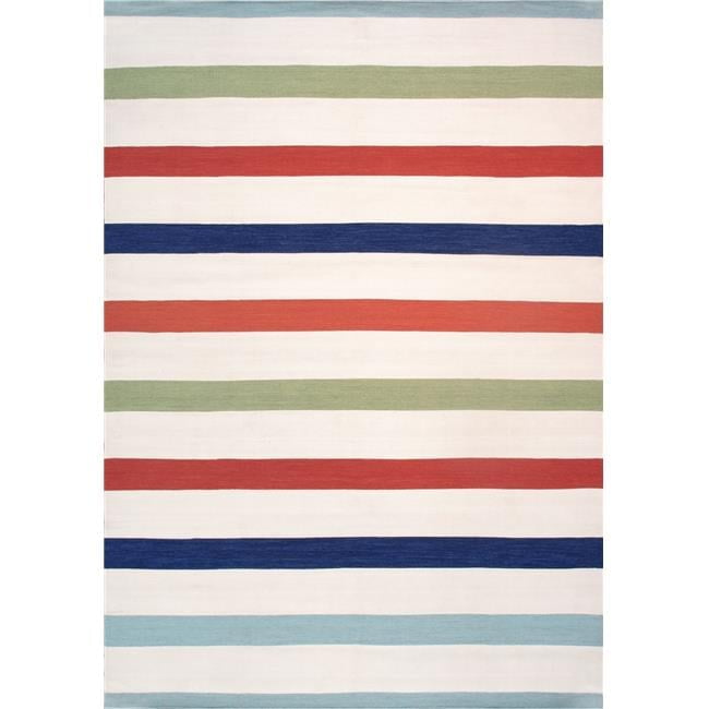 Hampton Ivory 12'x15' Handwoven Flatweave Outdoor Area Rug