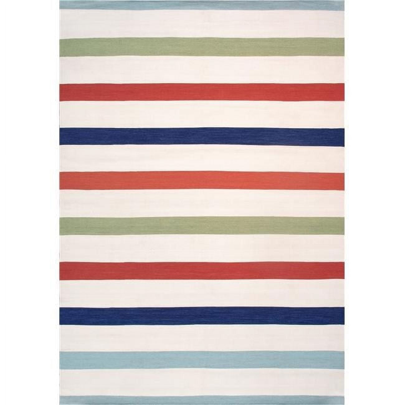 Hampton Ivory 12'x15' Handwoven Flatweave Outdoor Area Rug