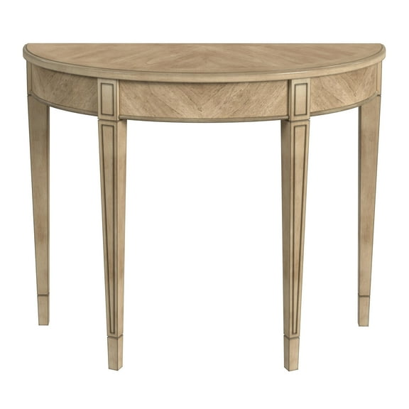 Hampton Demilune Antique Beige  Console Table