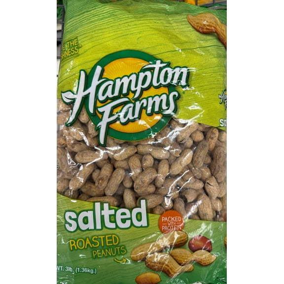 Hampton Farms Salted Roasted Peanuts 3lb