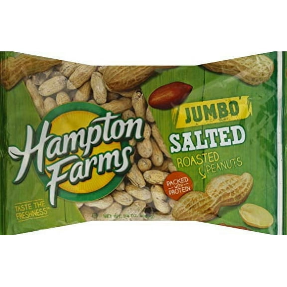 Hampton Farms Roasted Salted Peanuts, 20 oz