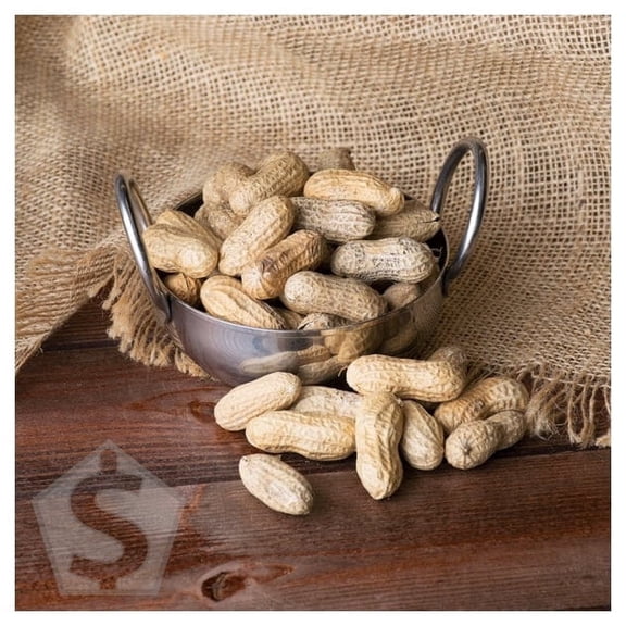 Hampton Farms Roasted Unsalted In-Shell Peanuts 25 lb.
