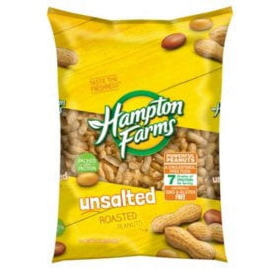 Hampton Farms Unsalted In-Shell Peanuts, 5 lbs.pack of 2