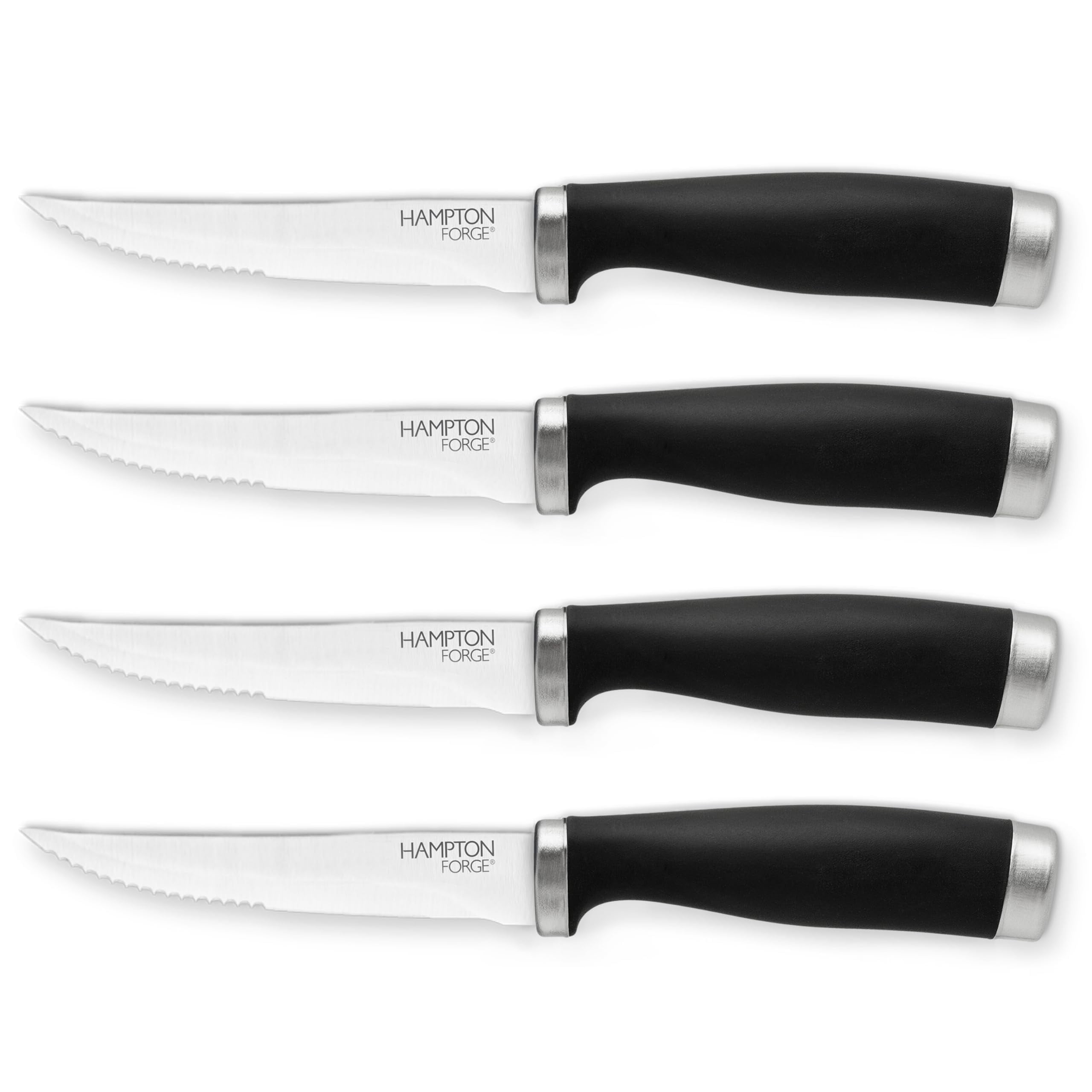 Hampton Forge Epicure‚Äì4PieceKnife Set, Stainless Steel - Walmart.com