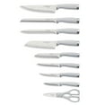 thumbnail image 1 of Hampton Forge Epicure Cool Grey Stainless Steel Cutlery Block Set (15-Piece), 1 of 5