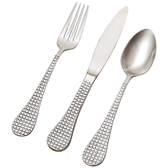Hampton Forge Essenstahl Stepping Stone 45-Piece Flatware Set, EFD75L45QV