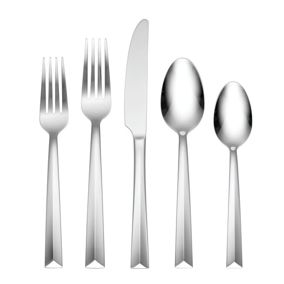 Hampton Forge Moxie 20 Piece Flatware Set, 20PC FW, STAINLESS