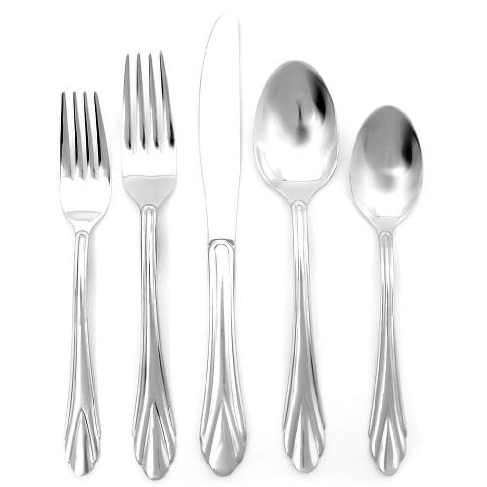 Hampton Rose 45Piece Flatware Set