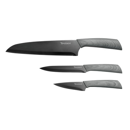 Hampton Forge Tomodachi™ Raintree Ash Titanium Coated Cutlery Set (3-Piece)