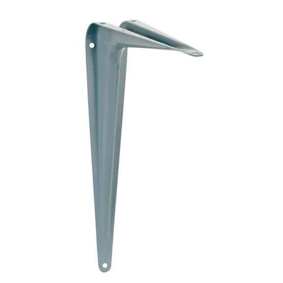 Hampton 5294186 8 in. & 100 lbs 18 Gauge Gray Steel Shelf Support - Pack of 10