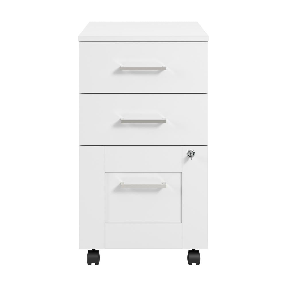 Hampton Heights 3 Drawer Mobile File Cabinet in White - Engineered Wood -  Walmart.com, image size:1000x1000