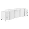 thumbnail image 1 of Hampton Heights 72W Executive L Desk with Drawers in White - Engineered Wood, 1 of 8