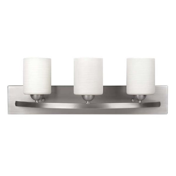 Hampton Ivl370A03Bpt 3 Lt Vanity Line Painted Glass 100W Type A19 24In. X