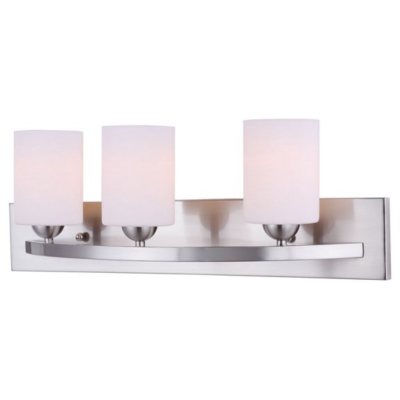 Hampton Ivl370A03Bpt 3 Lt Vanity Line Painted Glass 100W Type A19 24In. X