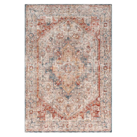 Hampton Medallion Area Rug, Beige - 2'x2'11"