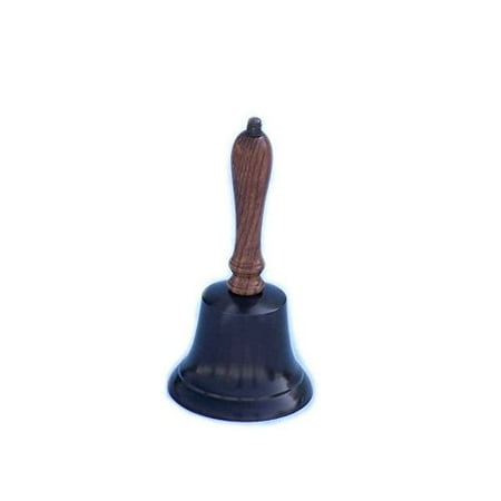 Hampton Nautical Bl-2015-BZ Bronze Hand 9" Bell-Nautical Decor, 9"