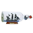 thumbnail image 1 of Hampton Nautical Calico Jack's The William Model Ship in a Glass Bottle 11" - Famous Pirate Ship, 1 of 6