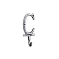 thumbnail image 1 of Hampton Nautical Rustic Silver Cast Iron Letter C Alphabet Wall Hook 6" - Door Decor - Decorativ, 1 of 2